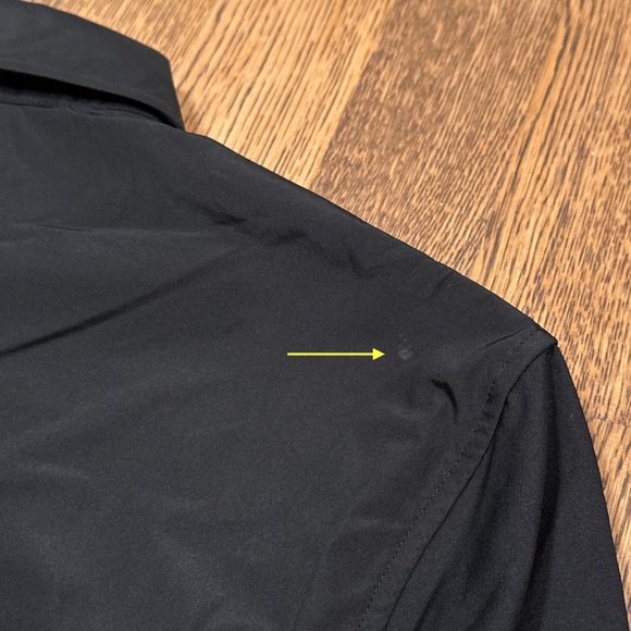 NWT Tilley Snap Front Tech Shirt Black Hiking Fishing Utility Womens XL - Picture 10 of 12